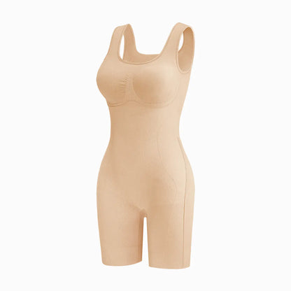 🧘Tummy Control Butt Lifter Faja Bodysuit, Back Support Scrunch Back Open Design❄️