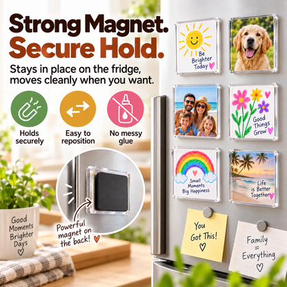 Easy DIY Photo Magnets🍀