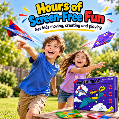 ⏰Creative DIY Paper Airplane Set For Kids🍀