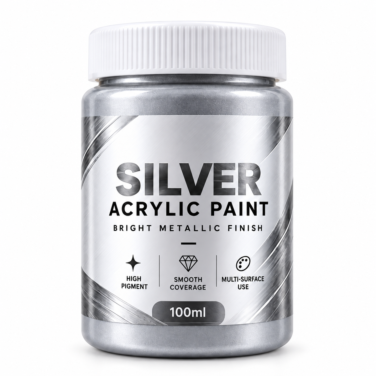Water Based Metallic Silver Outdoor Anti Rust for Metal Renovation⏳