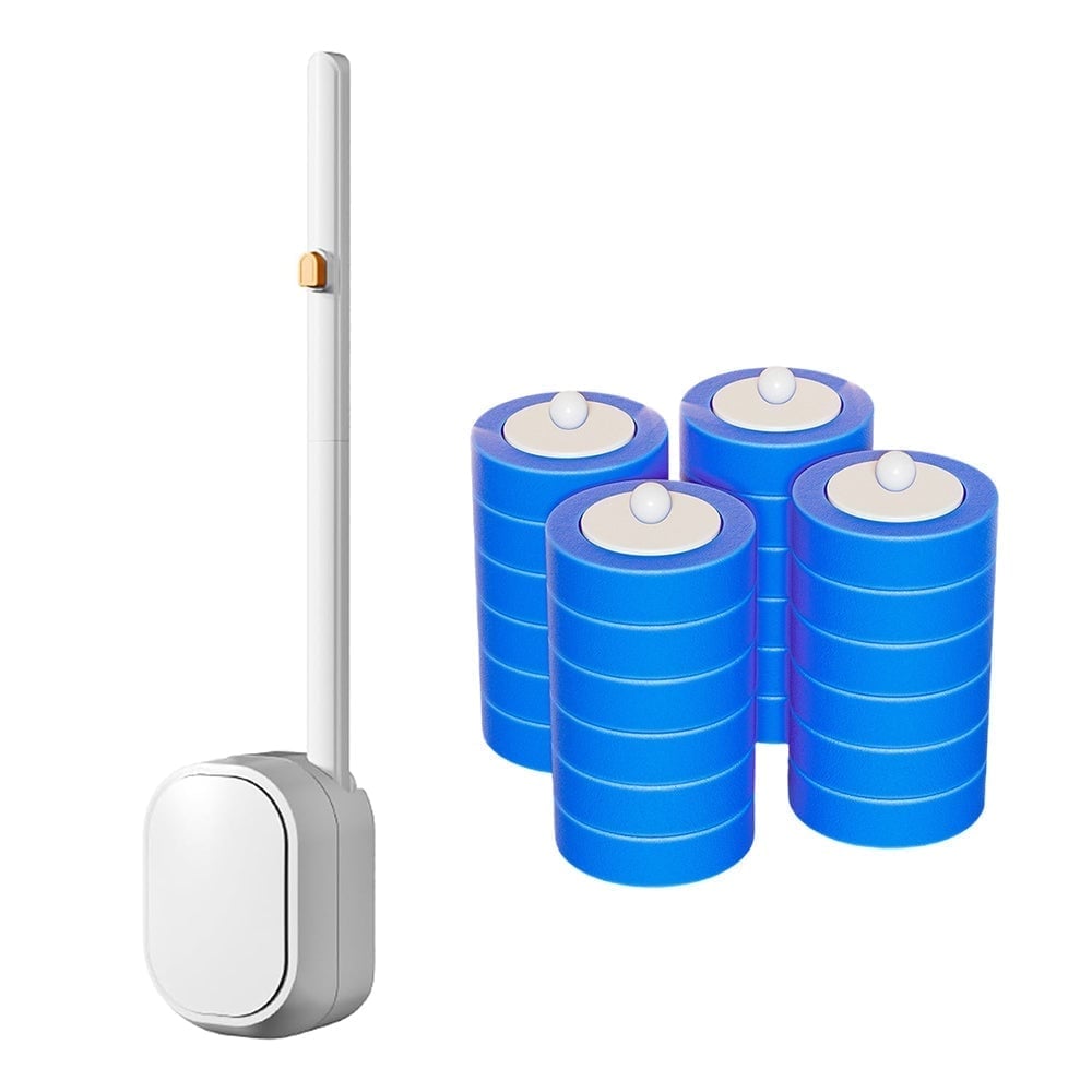 Hands-Free Flip-Top Disposable Toilet Brush⏳