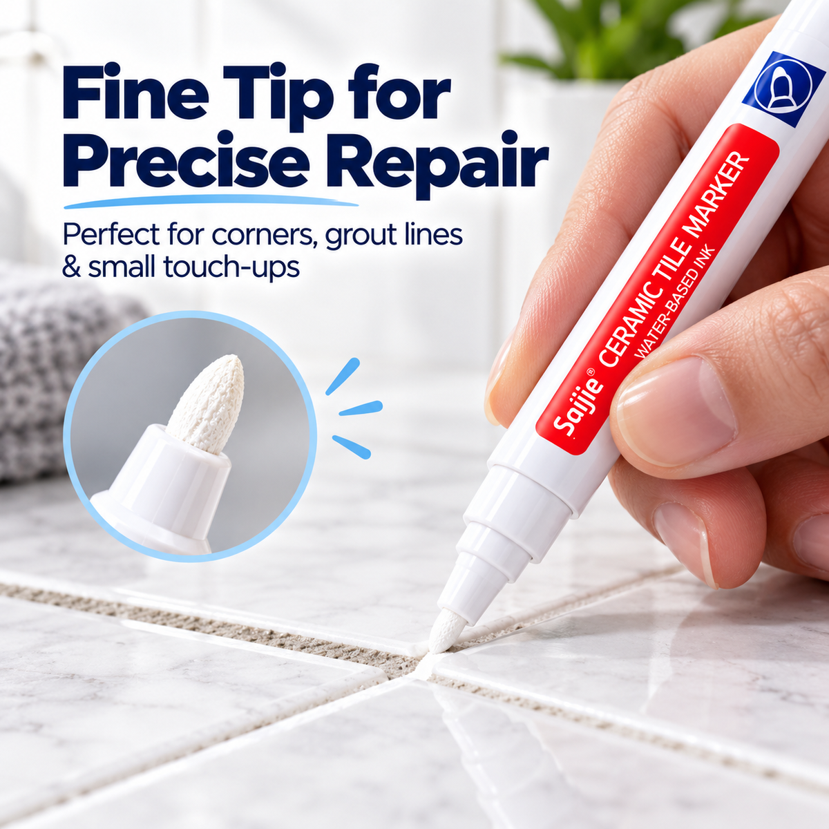 🔥Anti-mould and waterproof joint pen for ceramic tiles🍀