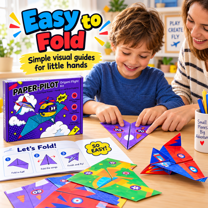 ⏰Creative DIY Paper Airplane Set For Kids🍀
