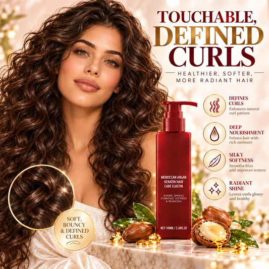 ❤️Argan & Avocado Curl Defining Leave-In Cream✈️