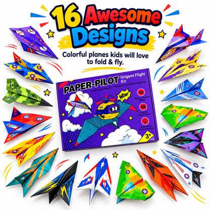 ⏰Creative DIY Paper Airplane Set For Kids🍀
