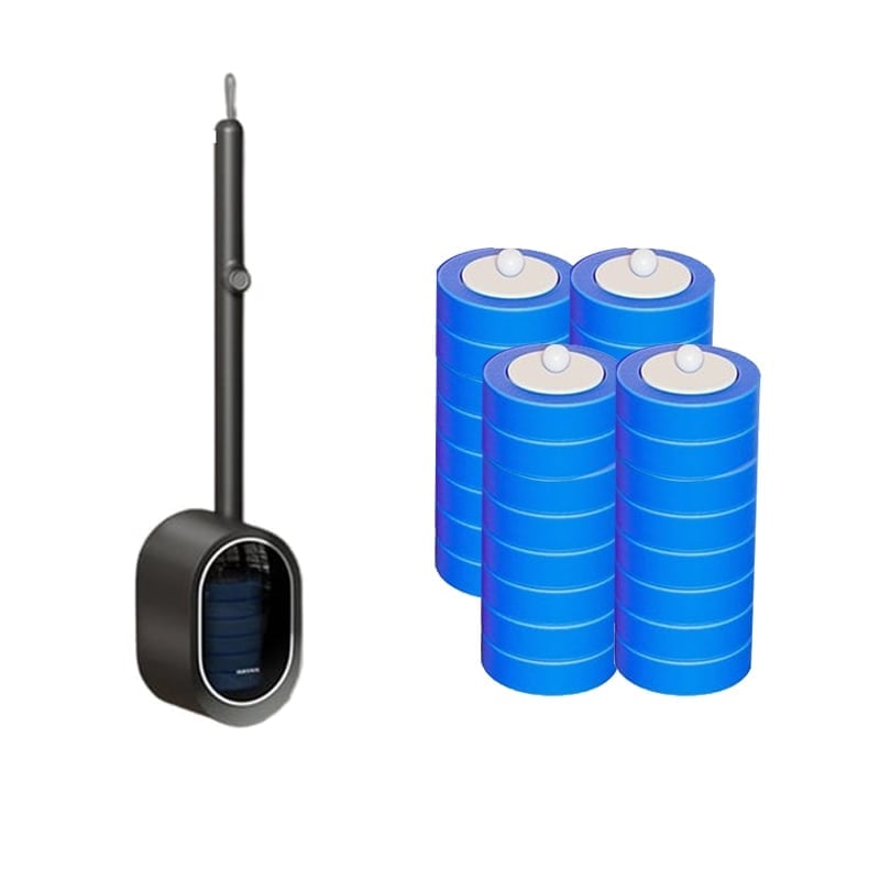 Hands-Free Flip-Top Disposable Toilet Brush⏳