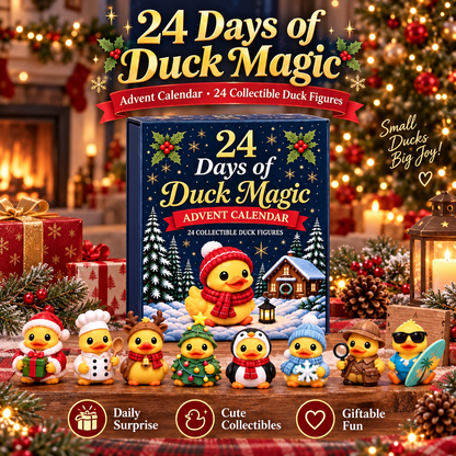 🦆🎄Christmas 24 Days of Duck Magic Collectible Figures - Duck Magic Advent Calendar🍀