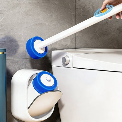 Hands-Free Flip-Top Disposable Toilet Brush⏳