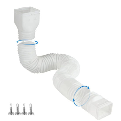 🏡 Keep Rainwater Away | Flexible Downspout Extender