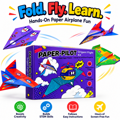 ⏰Creative DIY Paper Airplane Set For Kids🍀
