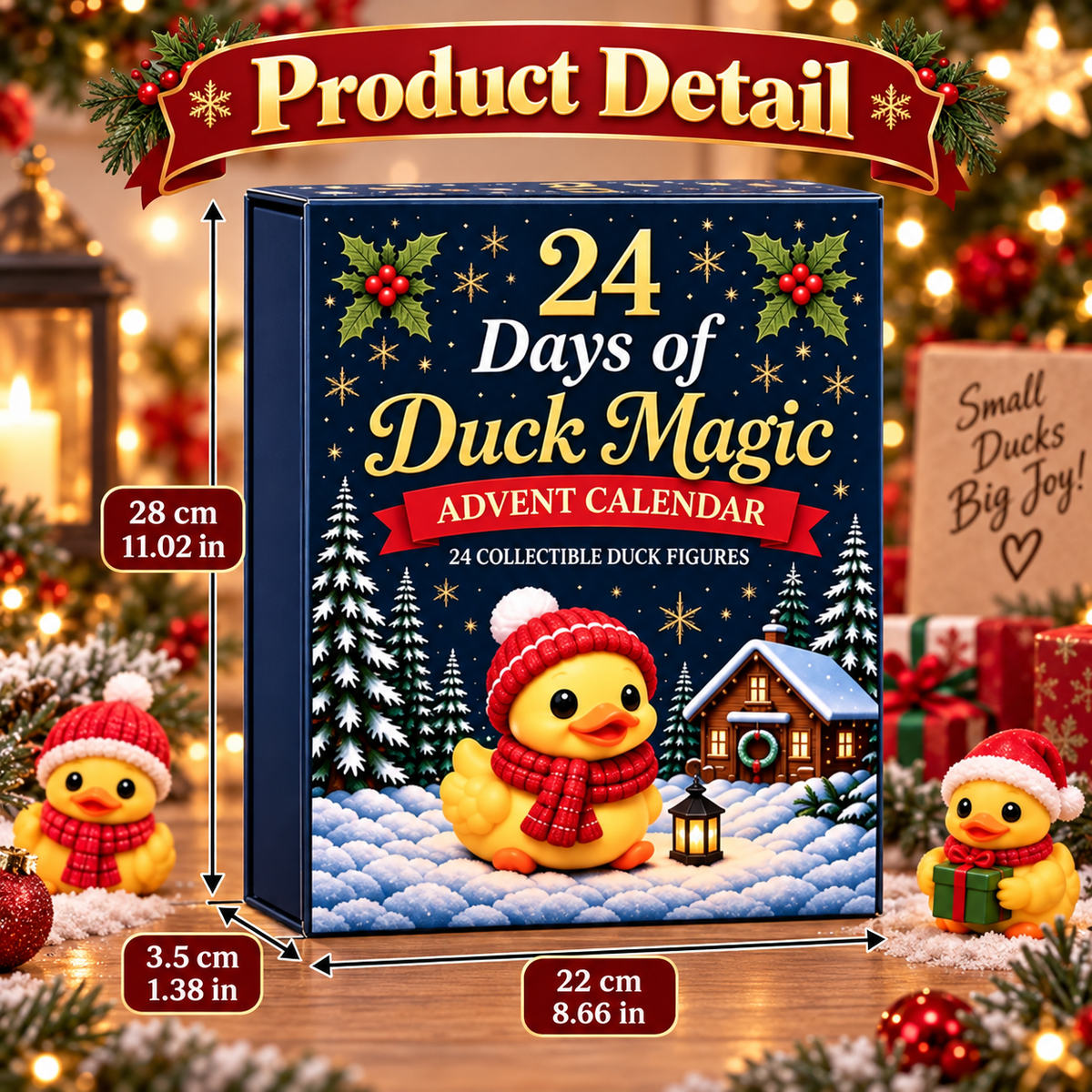 🦆🎄Christmas 24 Days of Duck Magic Collectible Figures - Duck Magic Advent Calendar🍀