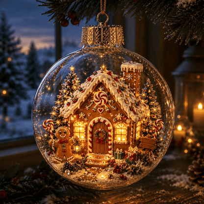 🔥Limited time 69% OFF -✨ Christmas Magic Light-Up Ornament™ – Miniature Holiday Scene