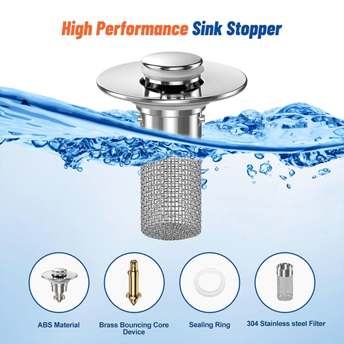 🔥Universal 2-in-1 Pop-Up Drain Stopper