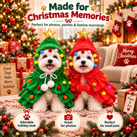 🎄 Turn Your Pet Into the Cutest Christmas Tree! 🐶🐱🍀