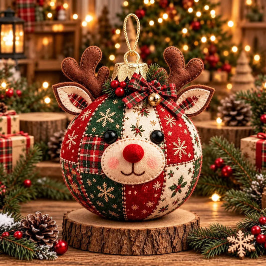 🎄Beginner-Friendly Cozy Patchwork Christmas Ornament Collection | 8 Festive Character Designs for Trees, Wreaths & Holiday Gifts ⏳