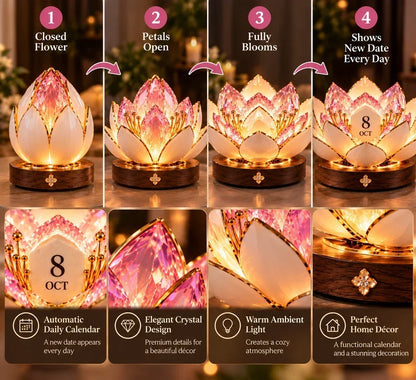 ⭐2026 USA Sale: Up to 50% OFF -✨Automatic Blooming Perpetual Calendar