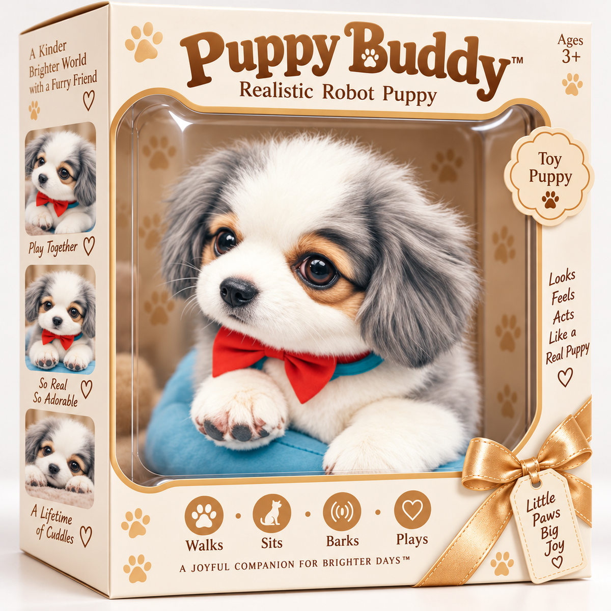 🐕49% OFFGolden Buddy™ 🐾 Realistic Robot Golden Retriever Puppy🍀