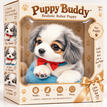 🐕49% OFFGolden Buddy™ 🐾 Realistic Robot Golden Retriever Puppy🍀