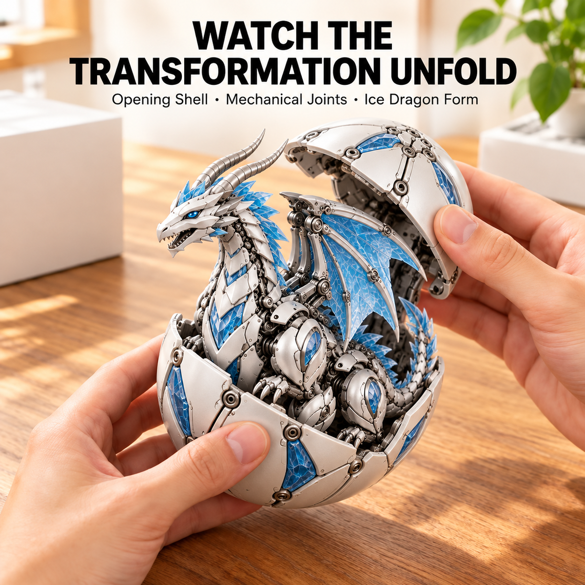 Mythic Beasts – 2-in-1 Transforming Egg Fantasy Figures