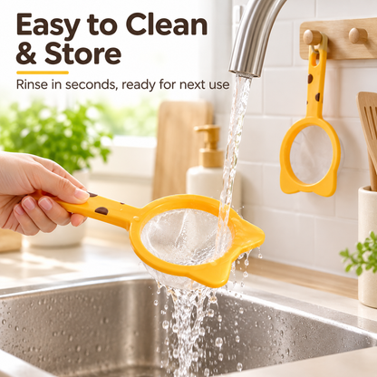 📍Cat Ear Multi-Purpose Funnel & Fine Mesh Strainer – Food-Grade Kitchen🍀