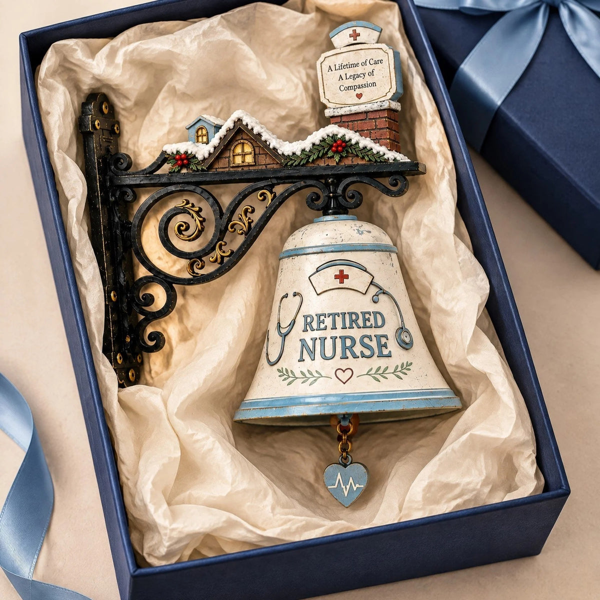 🎁 50% OFF ❤️ Retired Nurse Door Hanger™ – A Heartfelt Retirement Gift 🩺