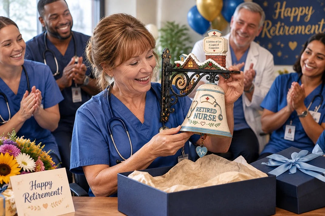 🎁 50% OFF ❤️ Retired Nurse Door Hanger™ – A Heartfelt Retirement Gift 🩺