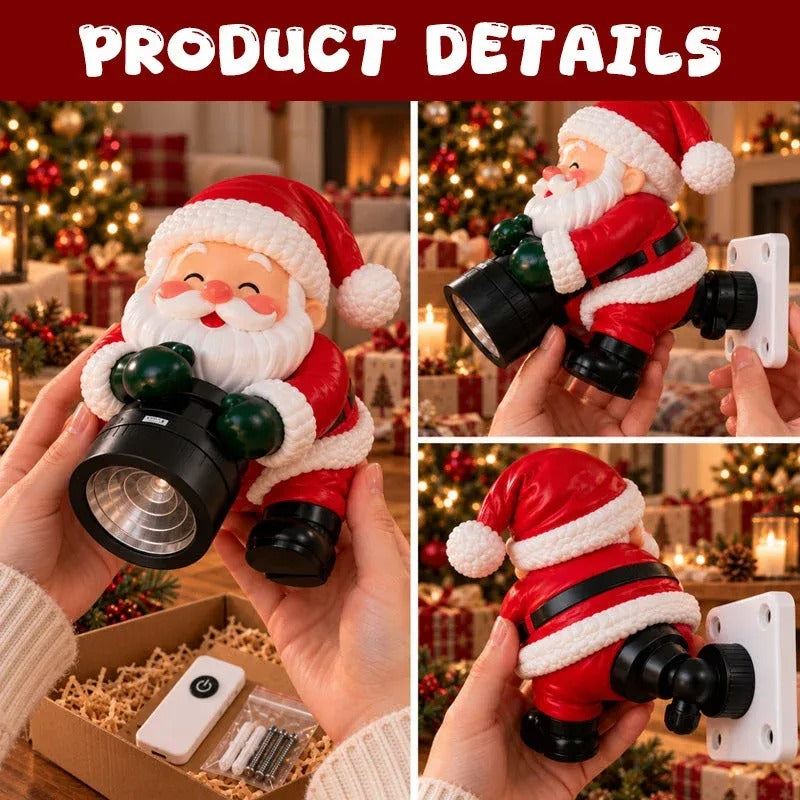 🎅✨ Santa Christmas Welcome Projector
