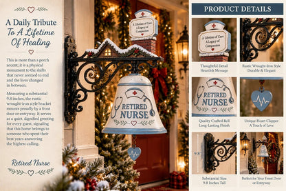 🎁 50% OFF ❤️ Retired Nurse Door Hanger™ – A Heartfelt Retirement Gift 🩺