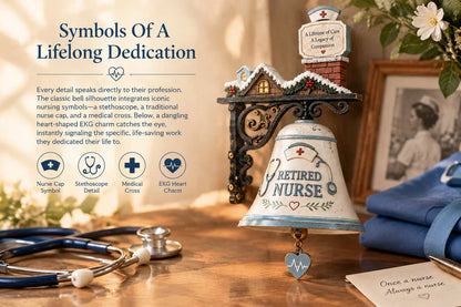 🎁 50% OFF ❤️ Retired Nurse Door Hanger™ – A Heartfelt Retirement Gift 🩺