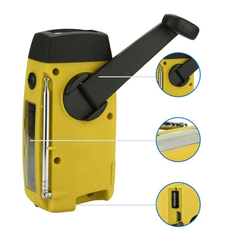 🔥2027 New Arrivals: 50% Off for Limited Time!!!!🔥Multifunctional Portable Solar Emergency Radio