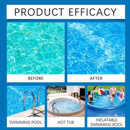 💧 Purifying liquid for pools – crystal-clear water, effortlessly! ✨ Say goodbye to green water and harsh chemicals – enjoy healthy, natural swimming every time. 🏊‍♂️💙