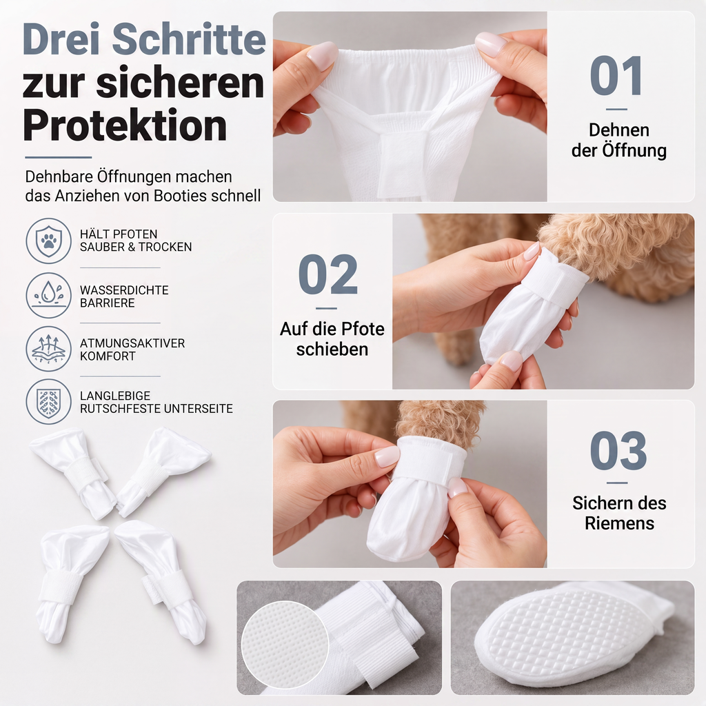 ⏳Time-Limited Special⏰Disposable Dog Shoe Covers – Dirt-proof, non-slip & wear-resistant ✨