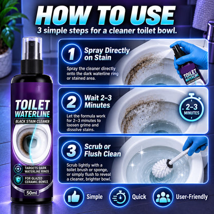 🚽 Toilet Bowl Cleaner – Targets Waterline Stains & Limescale❄️