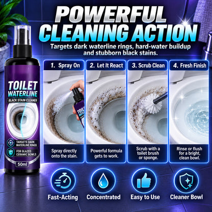 🚽 Toilet Bowl Cleaner – Targets Waterline Stains & Limescale❄️