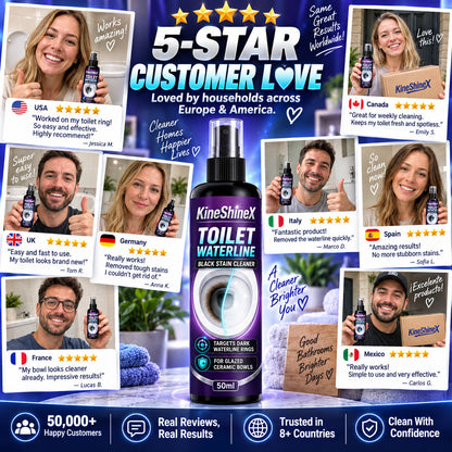 🚽 Toilet Bowl Cleaner – Targets Waterline Stains & Limescale❄️
