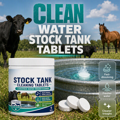 Fast-Dissolving Livestock Water Tank Cleaning Tablets🍀
