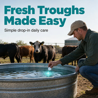 Fast-Dissolving Livestock Water Tank Cleaning Tablets🍀