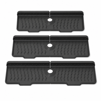 🎁2026 New Arrivals 50% OFF💥Silicone Faucet Splash Guard Mat — Drain Fast, Cuttable🧽