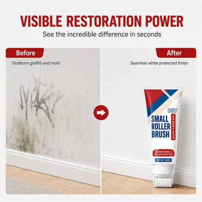⏰Limited-Time Buy1Get1Free ✨ Waterproof Wall Repair Paste (Includes Mini Roller Brush) 🧱 Easily Repair Wall Cracks, Mold, and Paint Damage