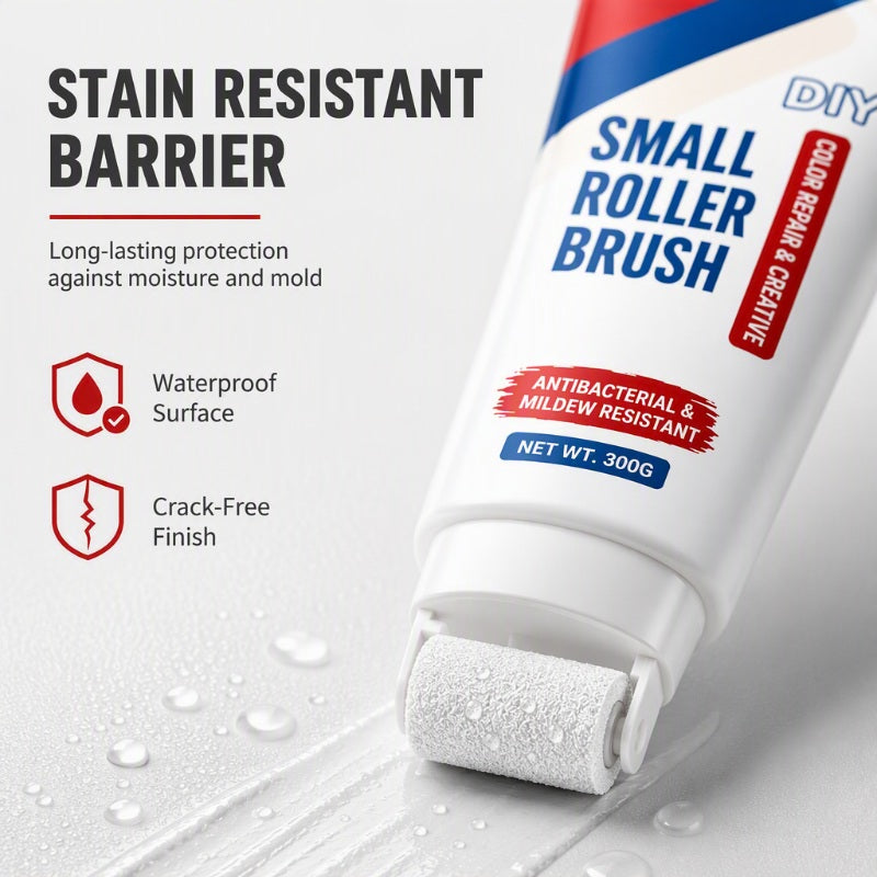 ⏰Limited-Time Buy1Get1Free ✨ Waterproof Wall Repair Paste (Includes Mini Roller Brush) 🧱 Easily Repair Wall Cracks, Mold, and Paint Damage