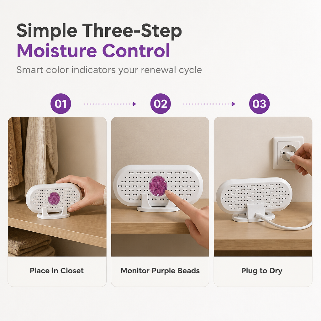 ⏰Mini Reusable Household Dehumidifier🔥❄️