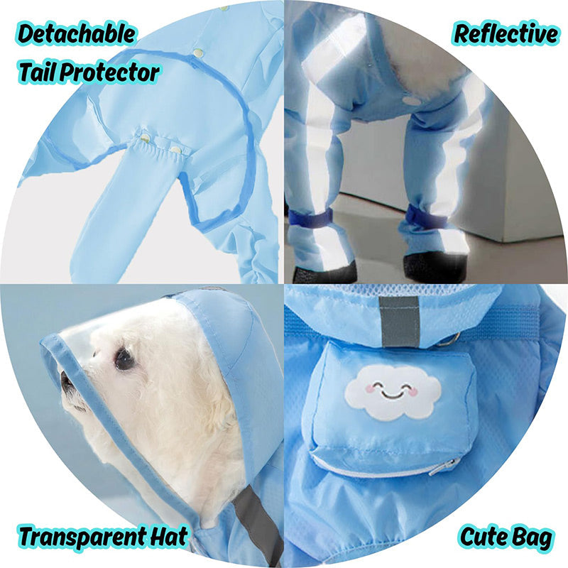 🔥LIMITED-TIME 50% OFF! ⏰Full-Coverage Pet Raincoat – Waterproof & Easy to Wear🌧️