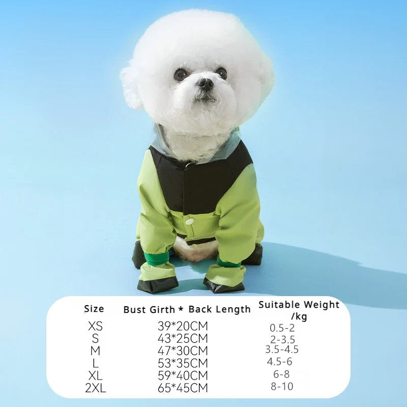 🔥LIMITED-TIME 50% OFF! ⏰Full-Coverage Pet Raincoat – Waterproof & Easy to Wear🌧️