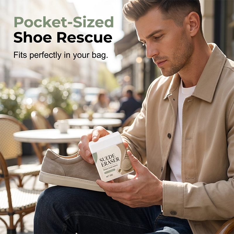 🥳2026 HOT SALE🥳💞50K+ SOLD! 👟✨ 50% OFF! Suede Eraser Cleaner – waterless, removes scuffs & dirt from suede, nubuck, shoes & bags. Quick & easy! 🧽❄️