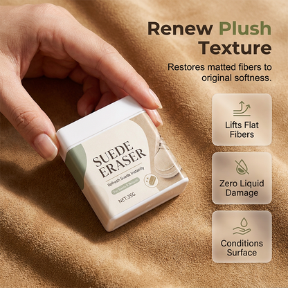 🥳2026 HOT SALE🥳💞50K+ SOLD! 👟✨ 50% OFF! Suede Eraser Cleaner – waterless, removes scuffs & dirt from suede, nubuck, shoes & bags. Quick & easy! 🧽❄️