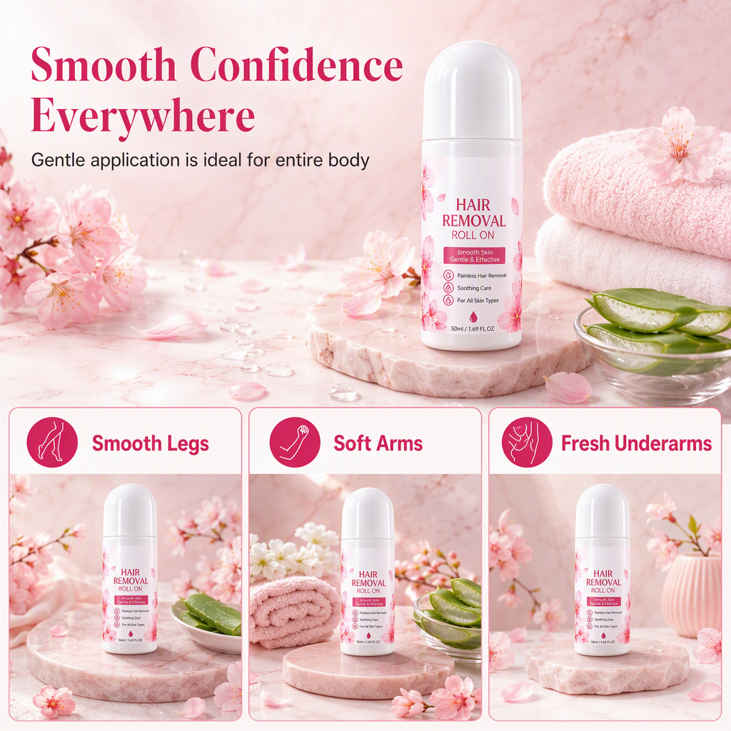 Gentle Smooth Roll-On Body Hair Removal❄️