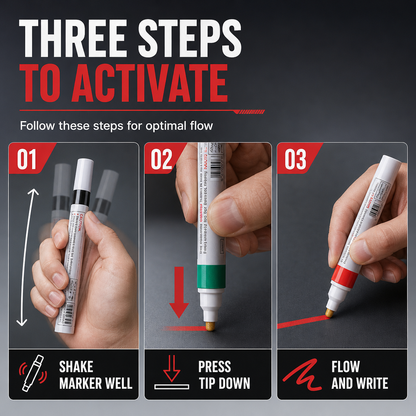 Fast Dry Waterproof Paint Pen for Tires