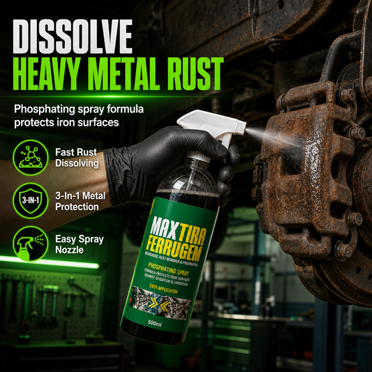 🔧 LIMITED-TIME 50% OFF! 💨 3 in 1 Rust Remover & Phosphating Agent – Degrease, Remove Rust, Anti-Rust  ⏳