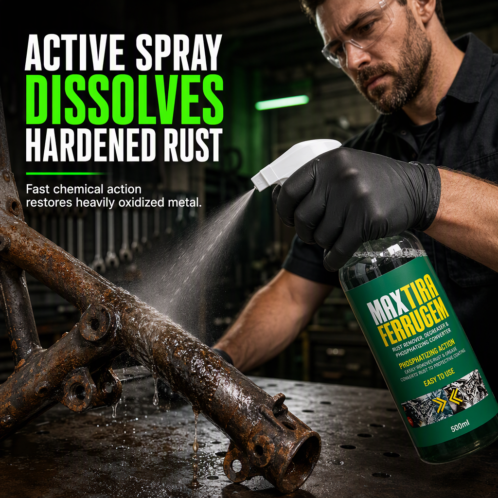 🔧 LIMITED-TIME 50% OFF! 💨 3 in 1 Rust Remover & Phosphating Agent – Degrease, Remove Rust, Anti-Rust  ⏳
