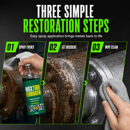 🔧 LIMITED-TIME 50% OFF! 💨 3 in 1 Rust Remover & Phosphating Agent – Degrease, Remove Rust, Anti-Rust  ⏳